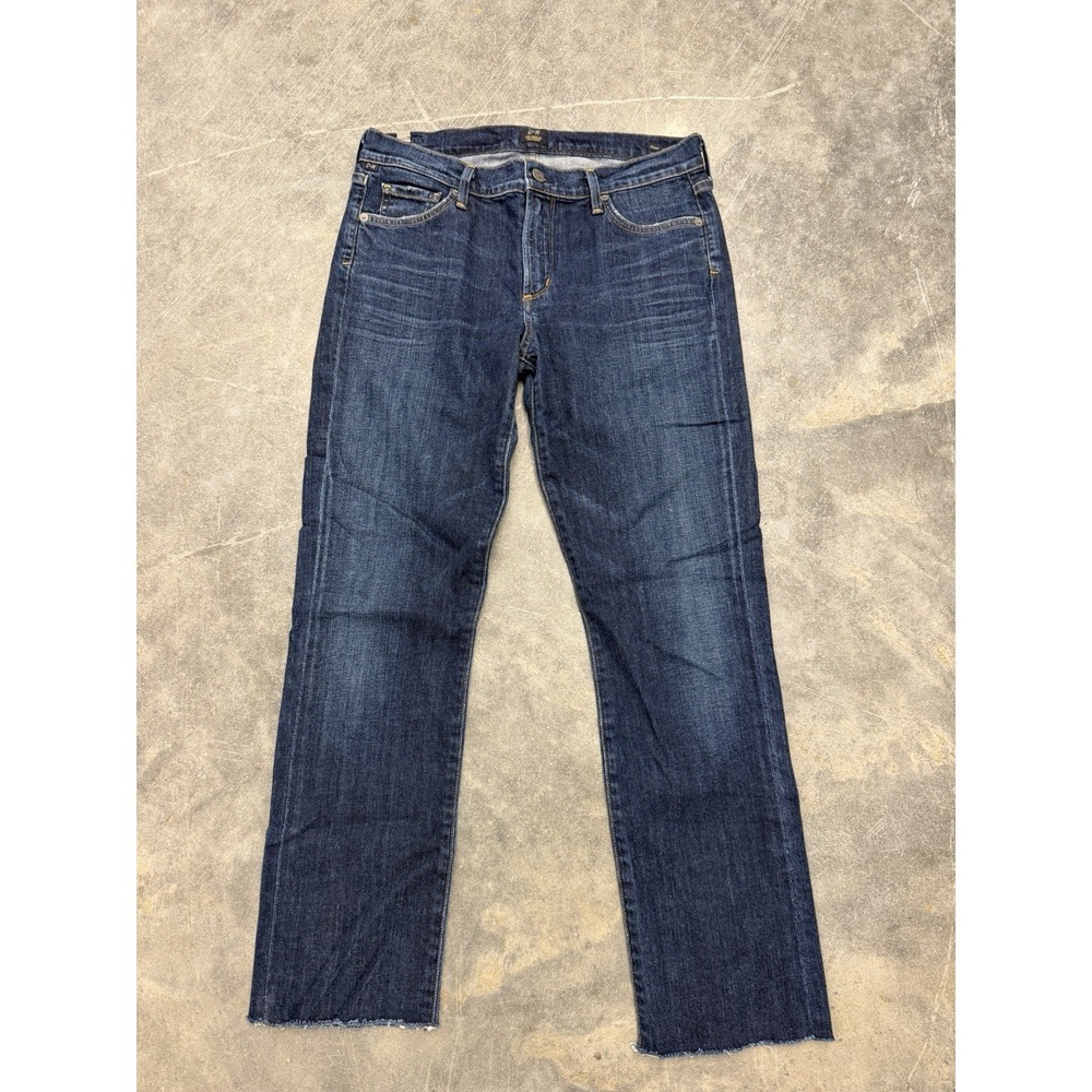 Citizens of Humanity Elson Straight Leg Jeans Womens 30 Blue Mid Rise